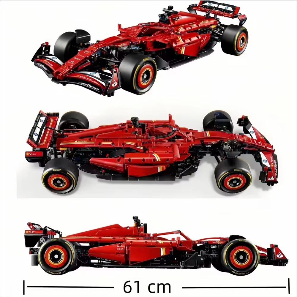 RB20 F1 TechnicStyle Racing Car Building Kit  Model With 1639 Pieces 3