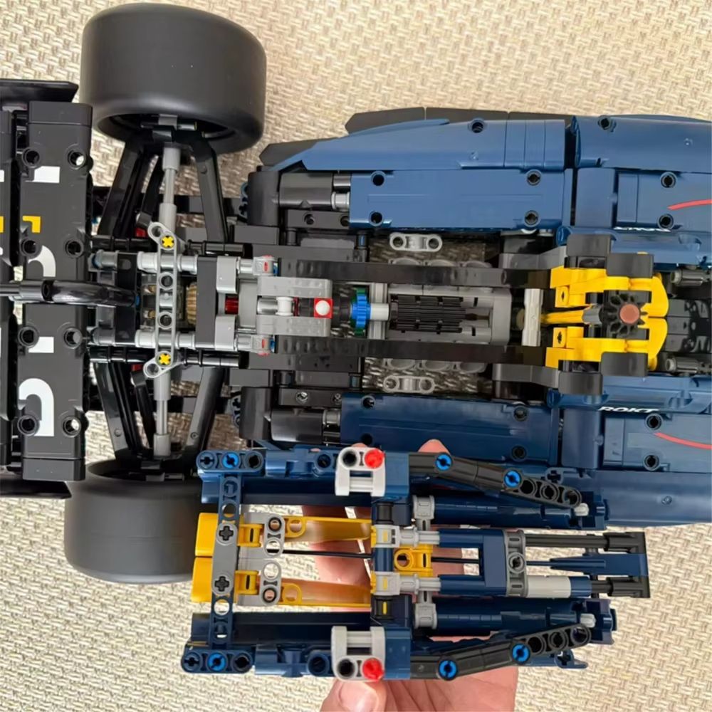 RB20 F1 TechnicStyle Racing Car Building Kit  Model With 1639 Pieces 5