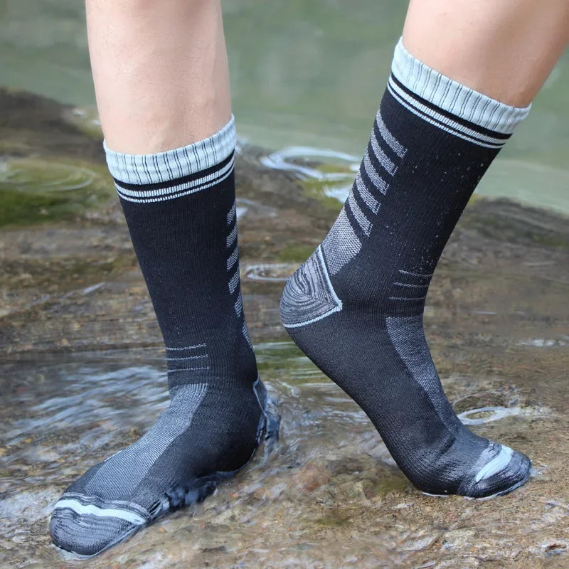 Breathable Waterproof Socks for Hiking Camping Winter Outdoor Wading Riding Snow Warm Thick Waterproof Socks Unisex