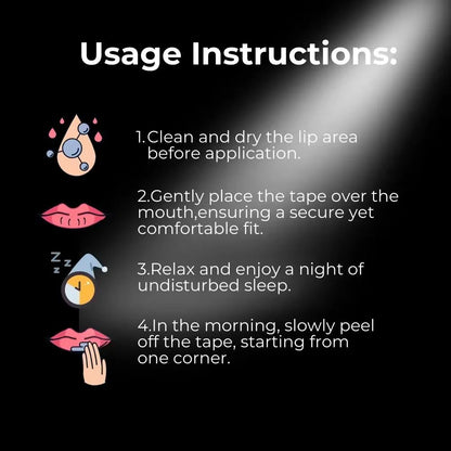 30 Pack Gentle Mouth Tape For Sleep Quiet Snoring Strip 5