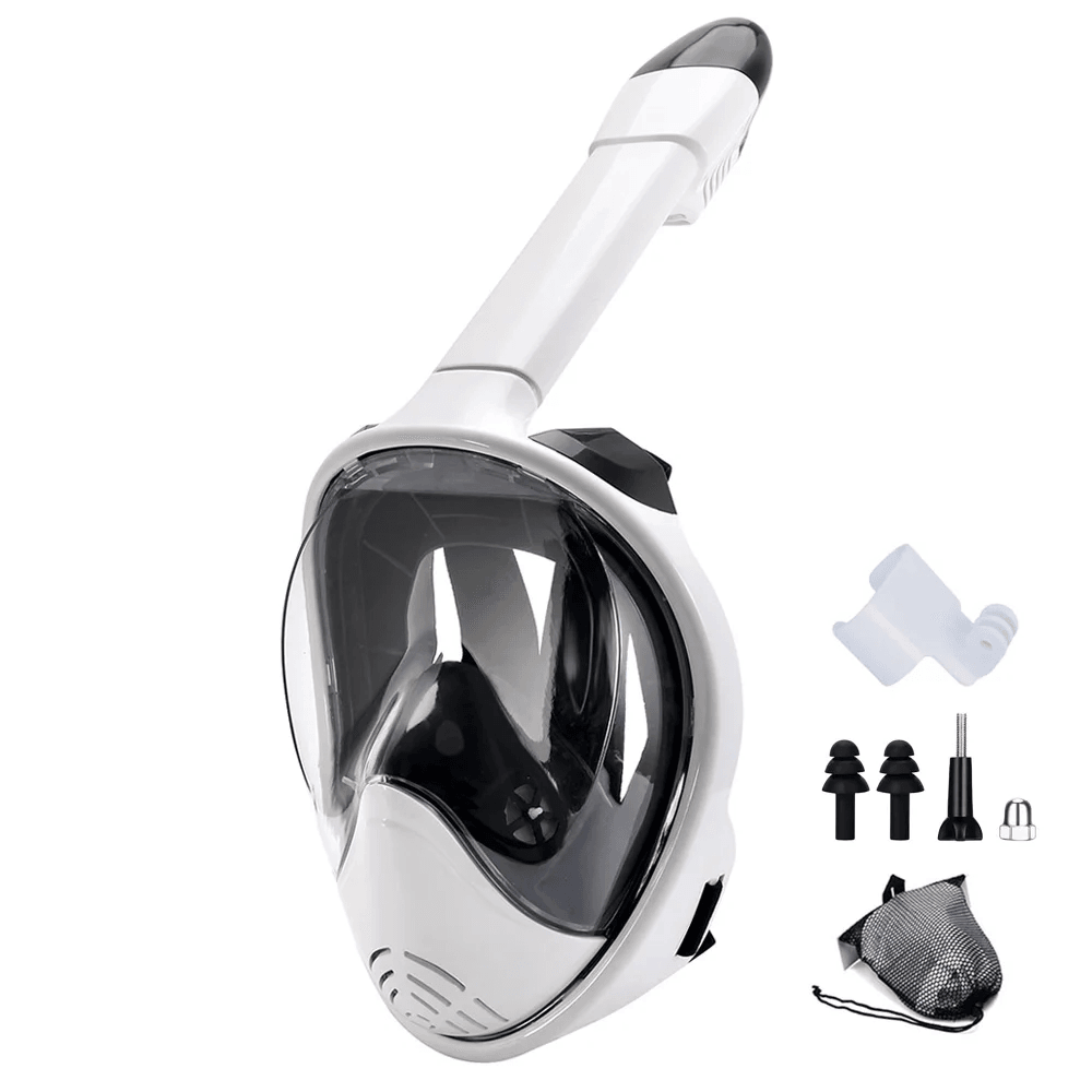 Full Face Snorkel Mask With Wide View And Camera Mount 9