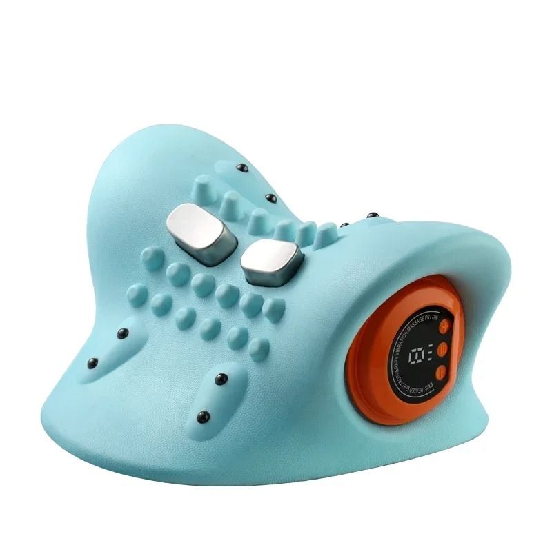 Electric Cervical Neck Massager With Heating And Traction Support 6