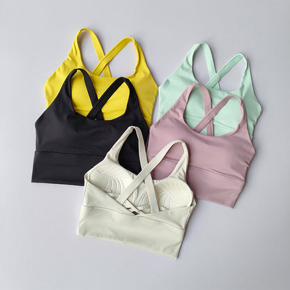 High-Intensity Shock-Proof Sports Bra, All-in-One Running, Yoga, and Fitness Bra Summer Comfort Collection for Women
