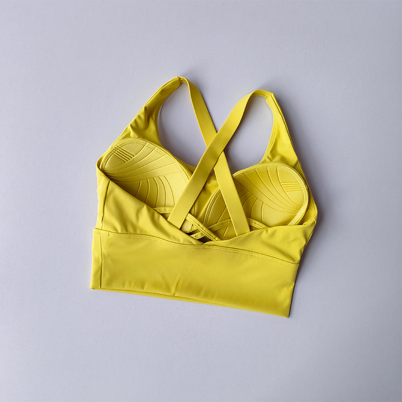 High-Intensity Shock-Proof Sports Bra, All-in-One Running, Yoga, and Fitness Bra Summer Comfort Collection for Women