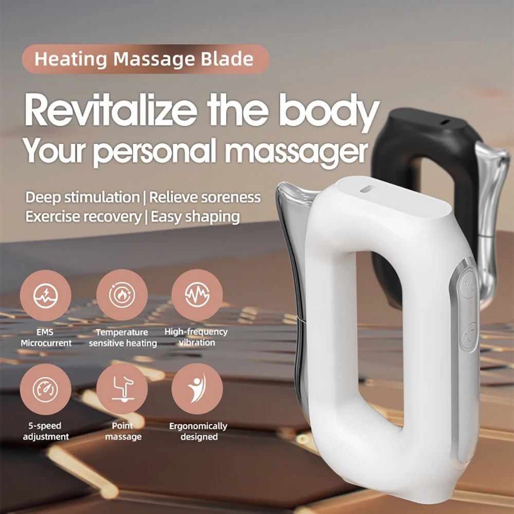 Electric Fascia Massager With Heating And Microcurrent Therapy 1