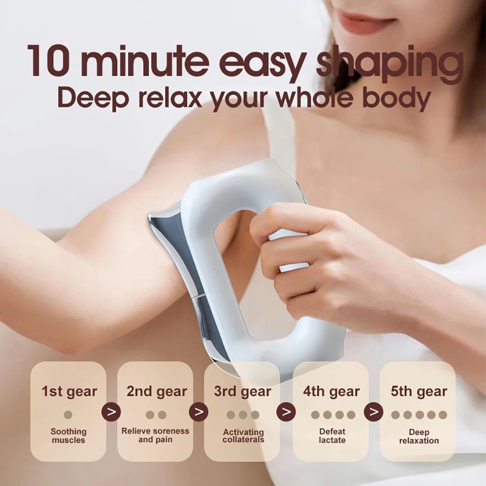 Electric Fascia Massager With Heating And Microcurrent Therapy 5