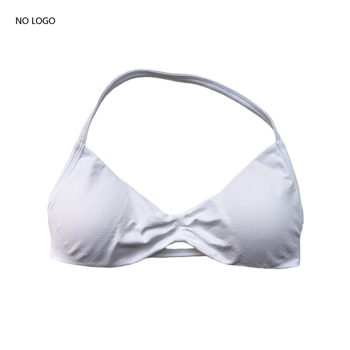 Strappy Backless Yoga Sports Bra for Women, Halter Workout Gym Bra with Removable Cups, Comfortable Activewear Gym Top