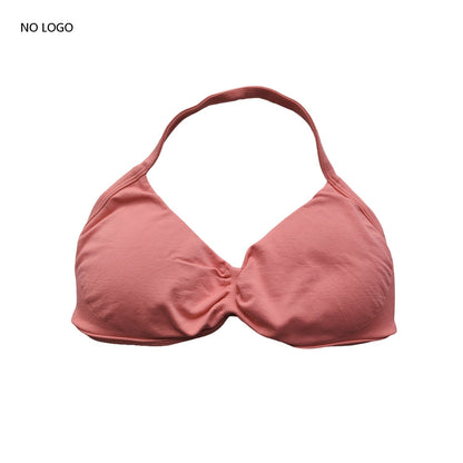 Strappy Backless Yoga Sports Bra for Women, Halter Workout Gym Bra with Removable Cups, Comfortable Activewear Gym Top