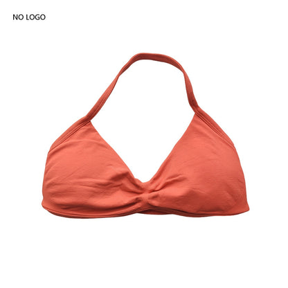 Strappy Backless Yoga Sports Bra for Women, Halter Workout Gym Bra with Removable Cups, Comfortable Activewear Gym Top