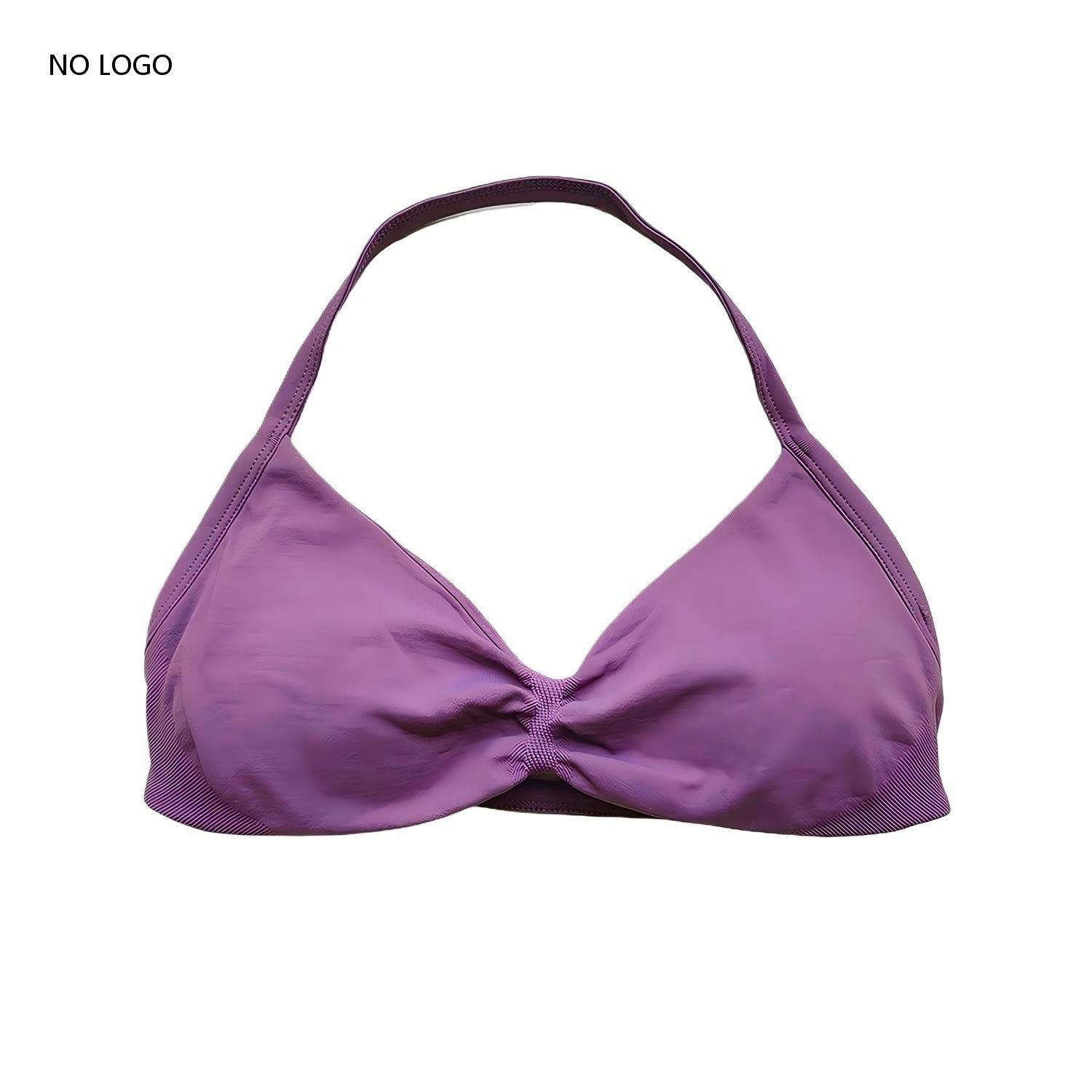 Strappy Backless Yoga Sports Bra for Women, Halter Workout Gym Bra with Removable Cups, Comfortable Activewear Gym Top