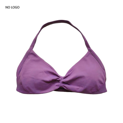 Strappy Backless Yoga Sports Bra for Women, Halter Workout Gym Bra with Removable Cups, Comfortable Activewear Gym Top