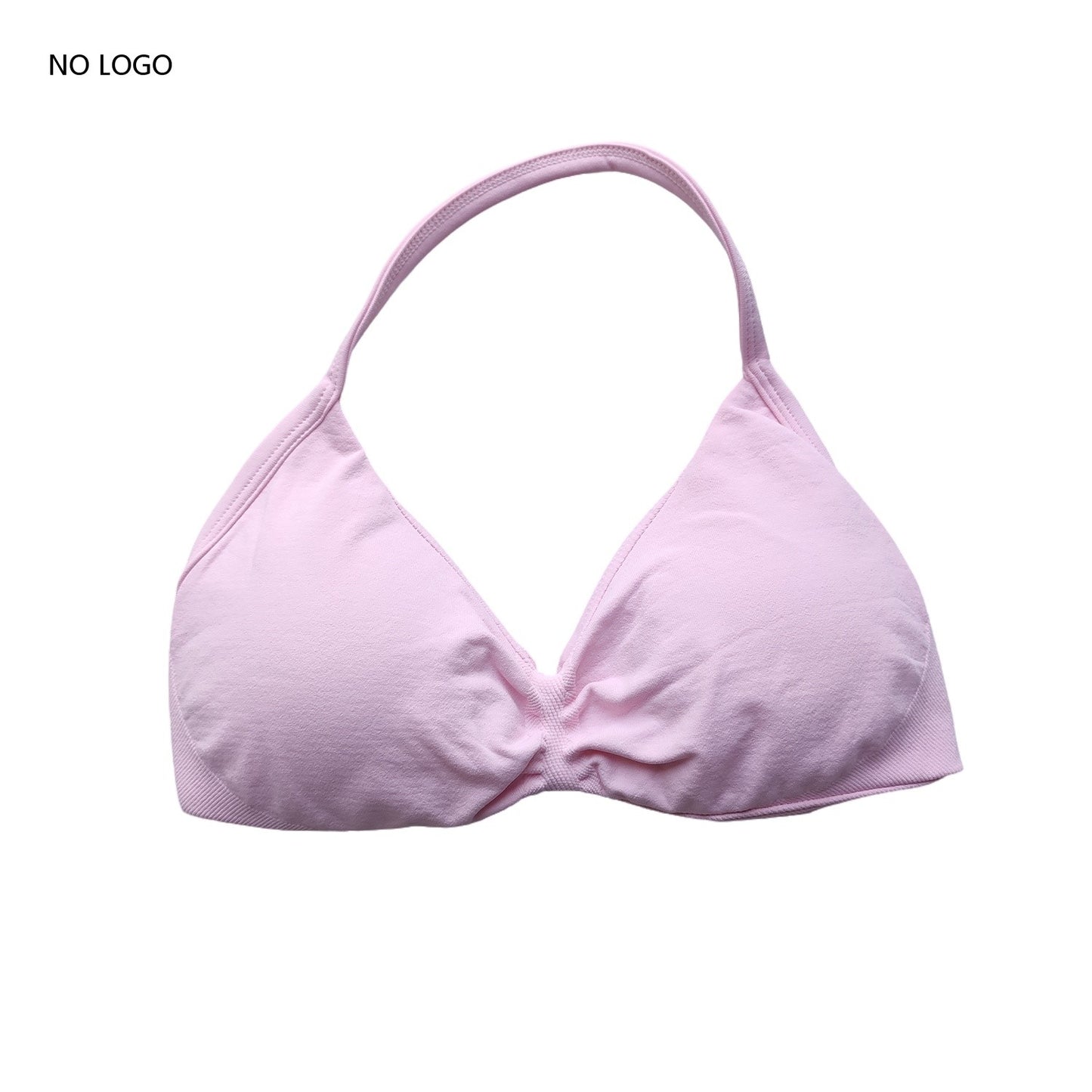 Strappy Backless Yoga Sports Bra for Women, Halter Workout Gym Bra with Removable Cups, Comfortable Activewear Gym Top