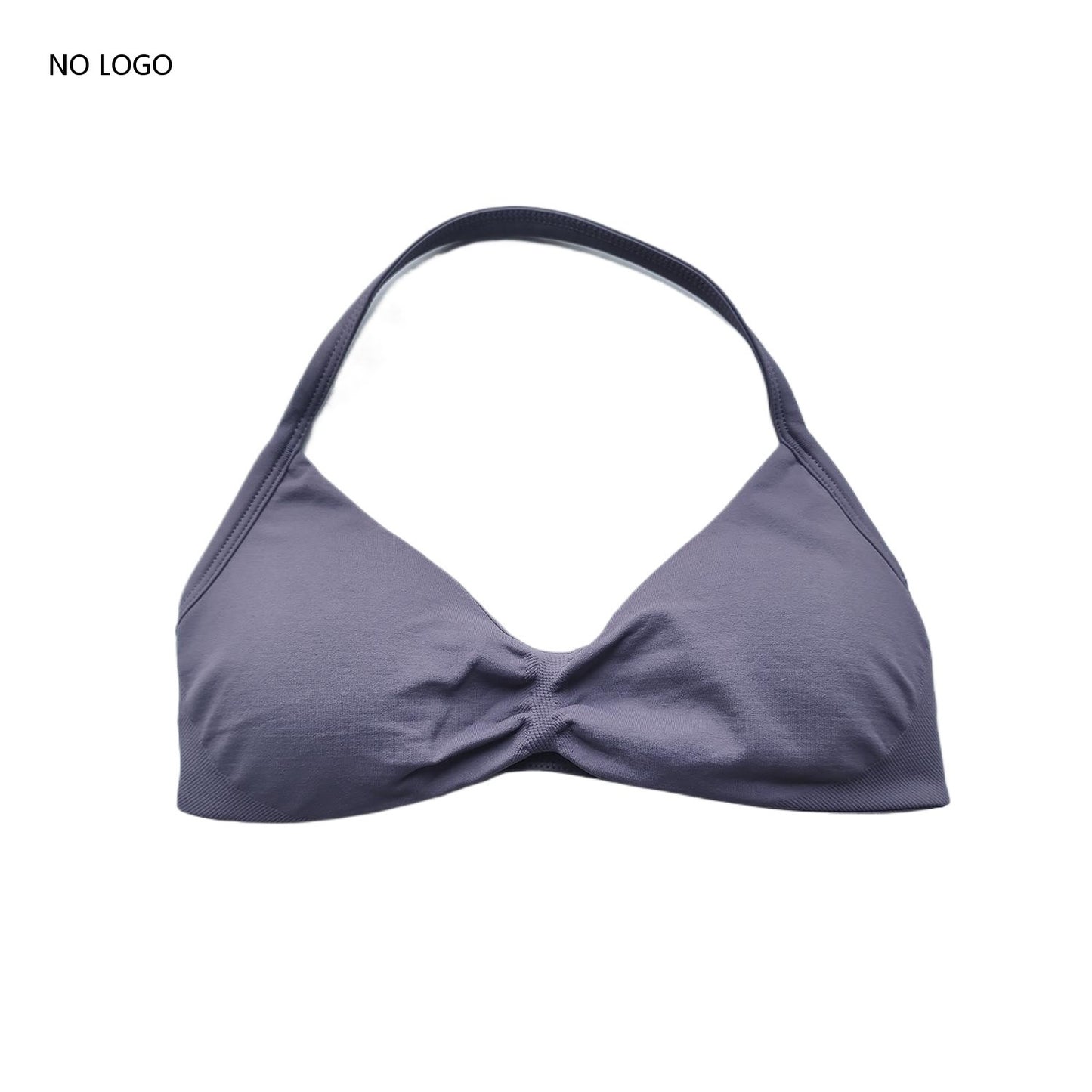 Strappy Backless Yoga Sports Bra for Women, Halter Workout Gym Bra with Removable Cups, Comfortable Activewear Gym Top