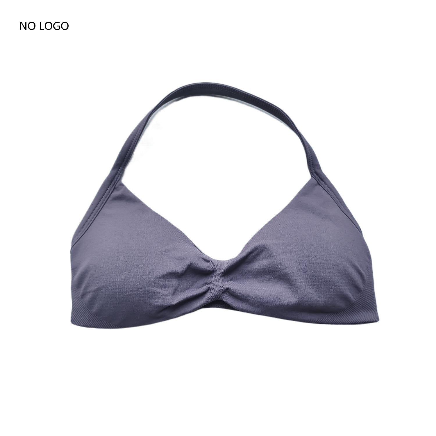 Strappy Backless Yoga Sports Bra for Women, Halter Workout Gym Bra with Removable Cups, Comfortable Activewear Gym Top