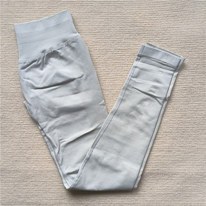 High Elastic Seamless Sporty Yoga Leggings, Butt Lifting, Tummy Control, Squat Proof Fitness Workout Tights