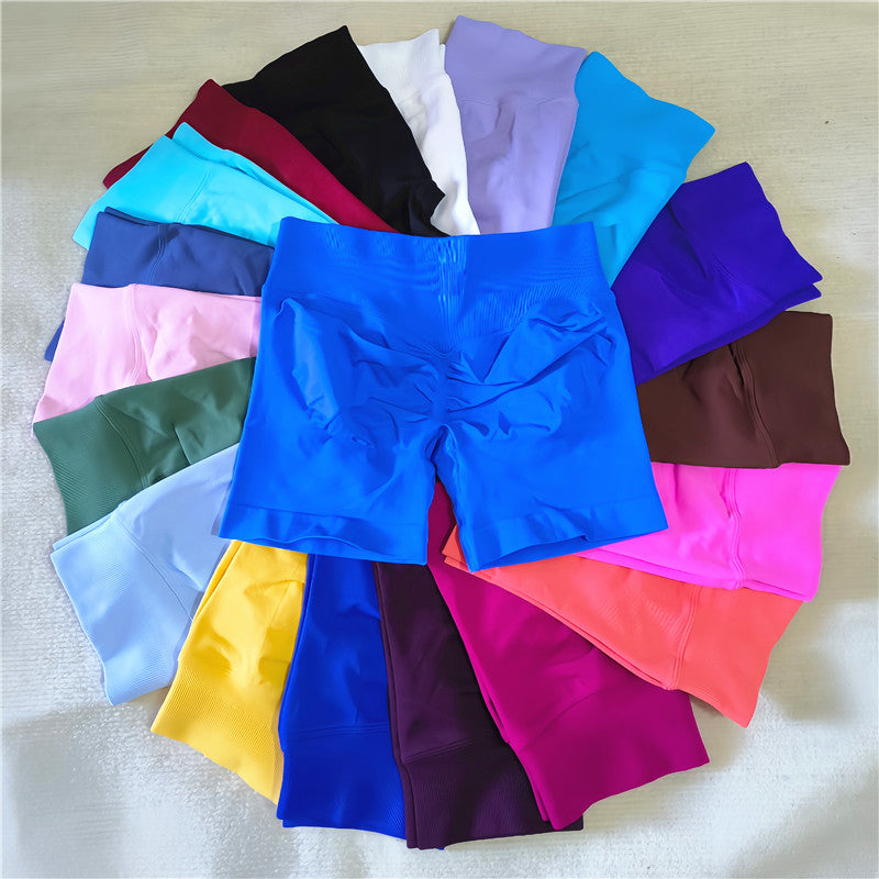 Scrunch Butt Gym Running Shorts for Women Seamless Biker Yoga Cycling Leggings