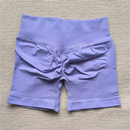 Scrunch Butt Gym Running Shorts for Women Seamless Biker Yoga Cycling Leggings