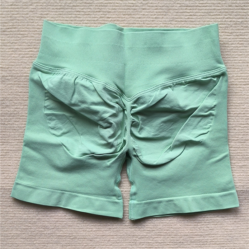 Scrunch Butt Gym Running Shorts for Women Seamless Biker Yoga Cycling Leggings