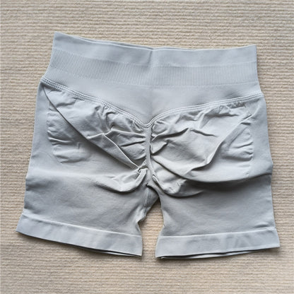 Scrunch Butt Gym Running Shorts for Women Seamless Biker Yoga Cycling Leggings