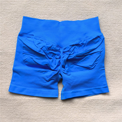 Scrunch Butt Gym Running Shorts for Women Seamless Biker Yoga Cycling Leggings