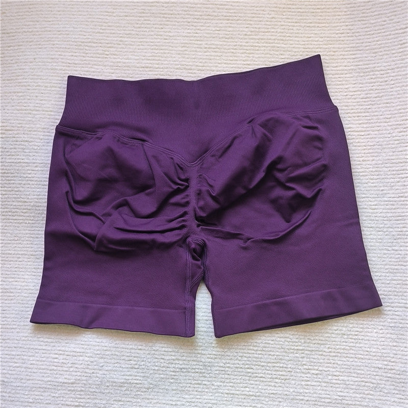 Scrunch Butt Gym Running Shorts for Women Seamless Biker Yoga Cycling Leggings
