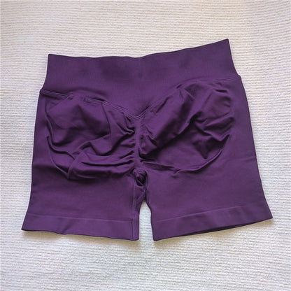 Scrunch Butt Gym Running Shorts for Women Seamless Biker Yoga Cycling Leggings