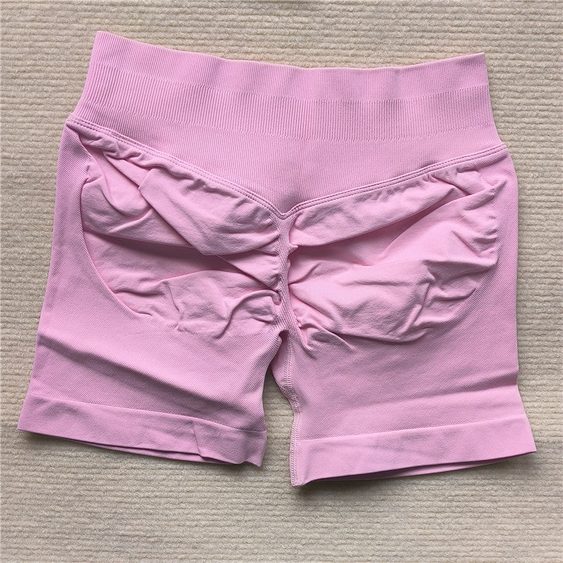 Scrunch Butt Gym Running Shorts for Women Seamless Biker Yoga Cycling Leggings