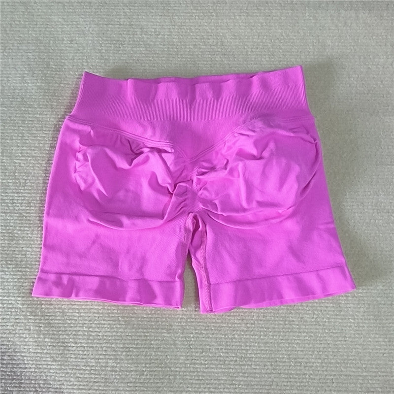 Scrunch Butt Gym Running Shorts for Women Seamless Biker Yoga Cycling Leggings