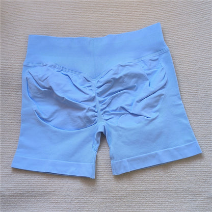 Scrunch Butt Gym Running Shorts for Women Seamless Biker Yoga Cycling Leggings