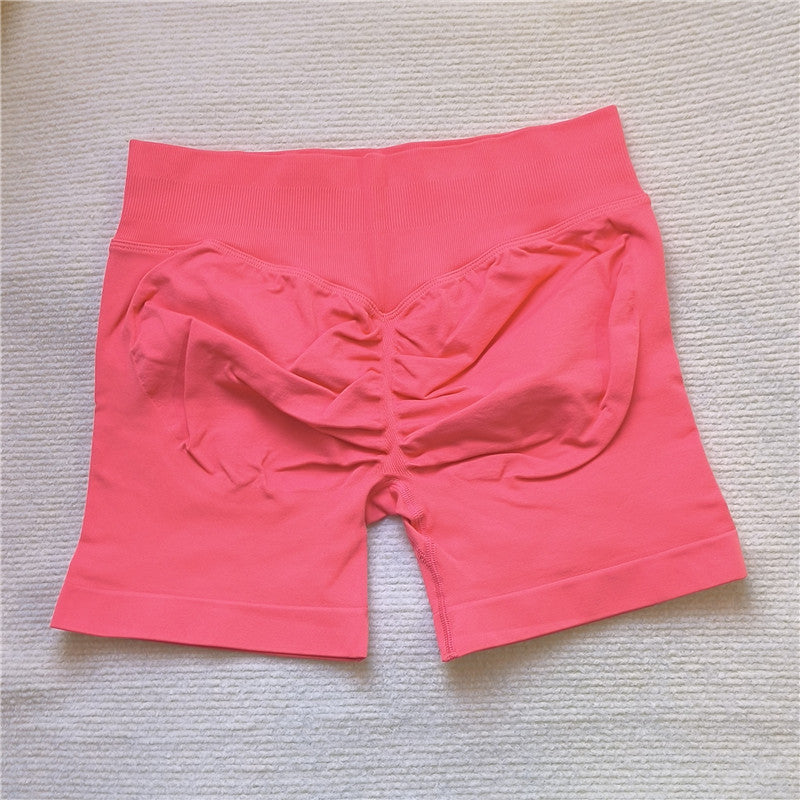 Scrunch Butt Gym Running Shorts for Women Seamless Biker Yoga Cycling Leggings