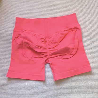 Scrunch Butt Gym Running Shorts for Women Seamless Biker Yoga Cycling Leggings