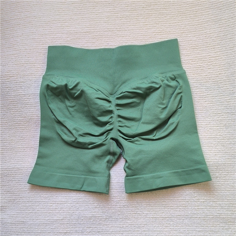 Scrunch Butt Gym Running Shorts for Women Seamless Biker Yoga Cycling Leggings