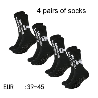 Non Slip TC Mid Tube Football Socks, Breathable Sports Training Socks for Soccer, Running, and Athletic Use