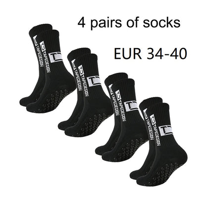 Non Slip TC Mid Tube Football Socks, Breathable Sports Training Socks for Soccer, Running, and Athletic Use