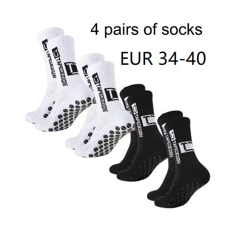 Non Slip TC Mid Tube Football Socks, Breathable Sports Training Socks for Soccer, Running, and Athletic Use