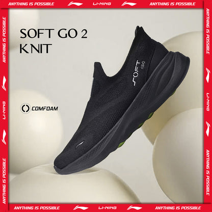 Men SOFT GO 2 Mesh Daily Sports Sneakers, Comfy Cushion Slip On Walking & Jogging Shoes