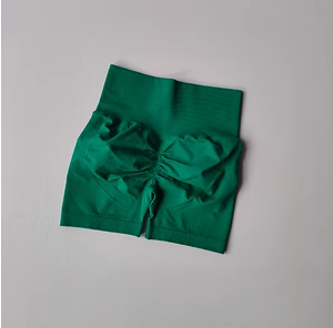 High Waist Peach Hip Lifting Sports Shorts Women, Slim Fit Running Yoga Gym Pants with Waist Tightening, Speed Dry