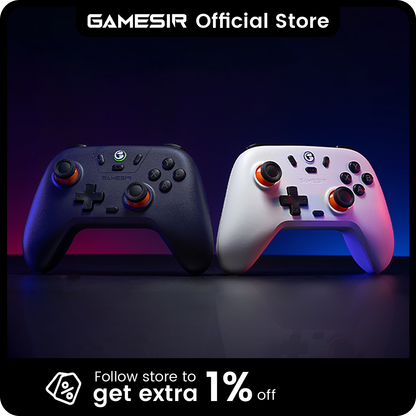 GameSir Nova Lite Bluetooth Wireless Game Controller with Hall Joystick for Nintendo Switch, iPhone, Android, PC
