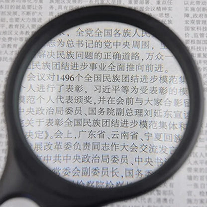 Handheld 45X Magnifying Glass With LED Light For Reading And Jewelry Inspection 5