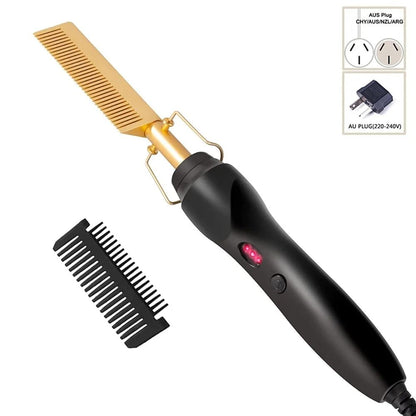 2 In 1 Electric Hot Comb And Beard Hair Straightener With Fast Heating And Anti Scald Design 10