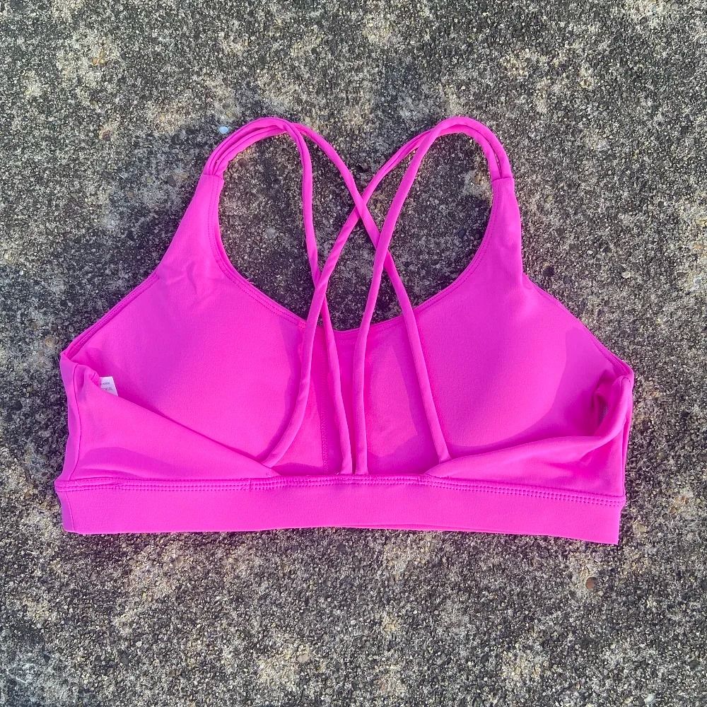 Solid Color High Strength Sports Bra With Chest Pad For Yoga And Gym Training 13