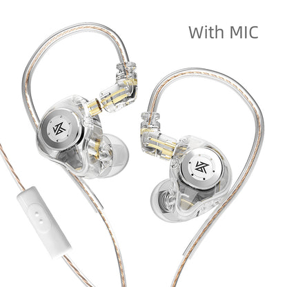 HiFi Wired Headphones Dynamic In-Ear Monitor, Bass Stereo Headset for Game & Music, Noise Cancelling Earplugs