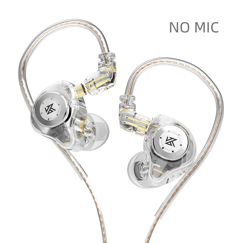 HiFi Wired Headphones Dynamic In-Ear Monitor, Bass Stereo Headset for Game & Music, Noise Cancelling Earplugs