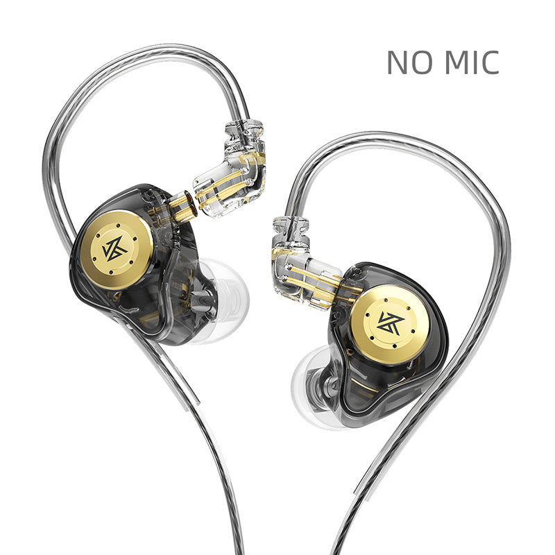 HiFi Wired Headphones Dynamic In-Ear Monitor, Bass Stereo Headset for Game & Music, Noise Cancelling Earplugs