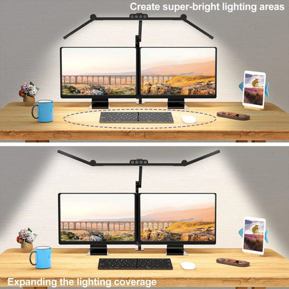 Ultra Bright LED Desk Lamp With Clamp And Auto Dimming For Home Office And Workstations 4
