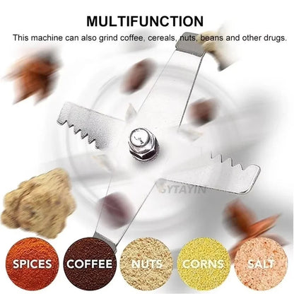 Multifunctional Electric Coffee Grinder For Beans Spices And Grains With High Power Motor 5