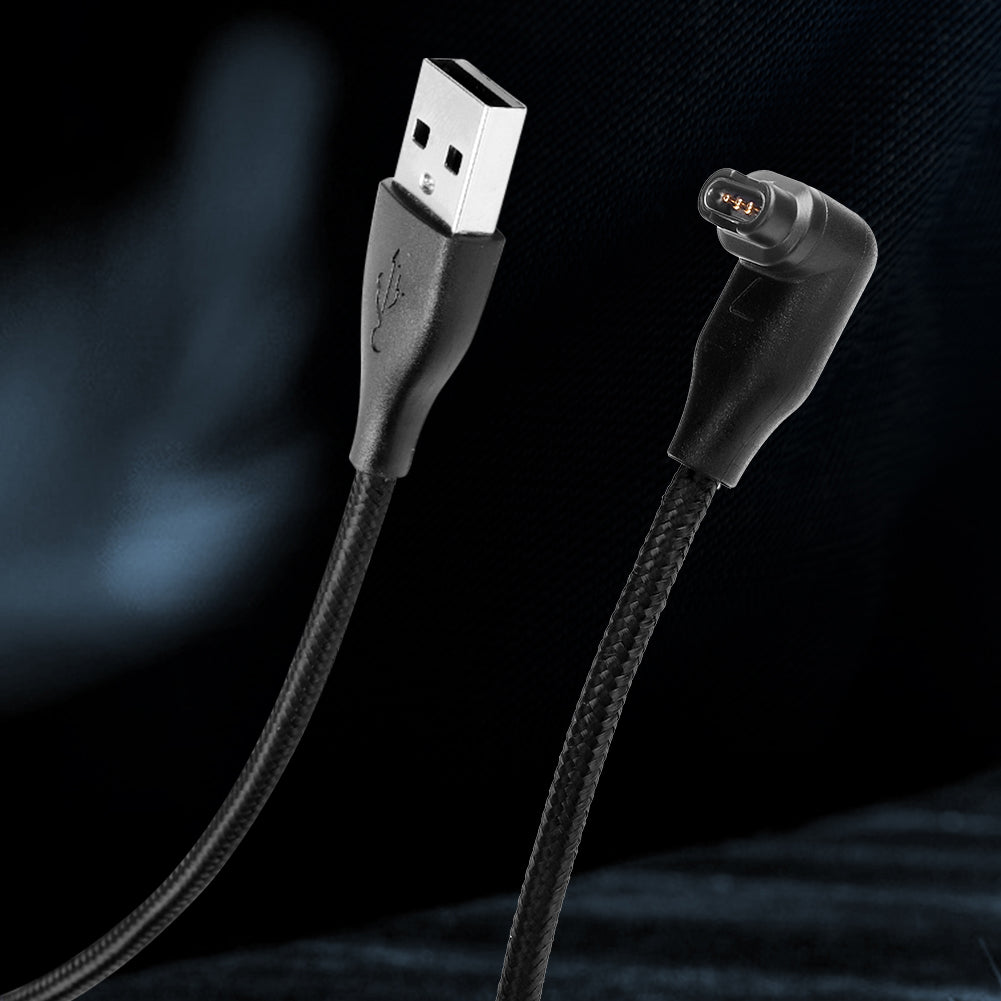 Premium USB Charger Cable for Garmin Fenix, Vivoactive 3, Forerunner 945 Fast Charge & Sync Cord