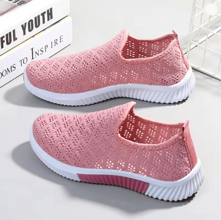 Womens Breathable Mesh Walking Sneakers With Soft Sole For All Day Comfort 2