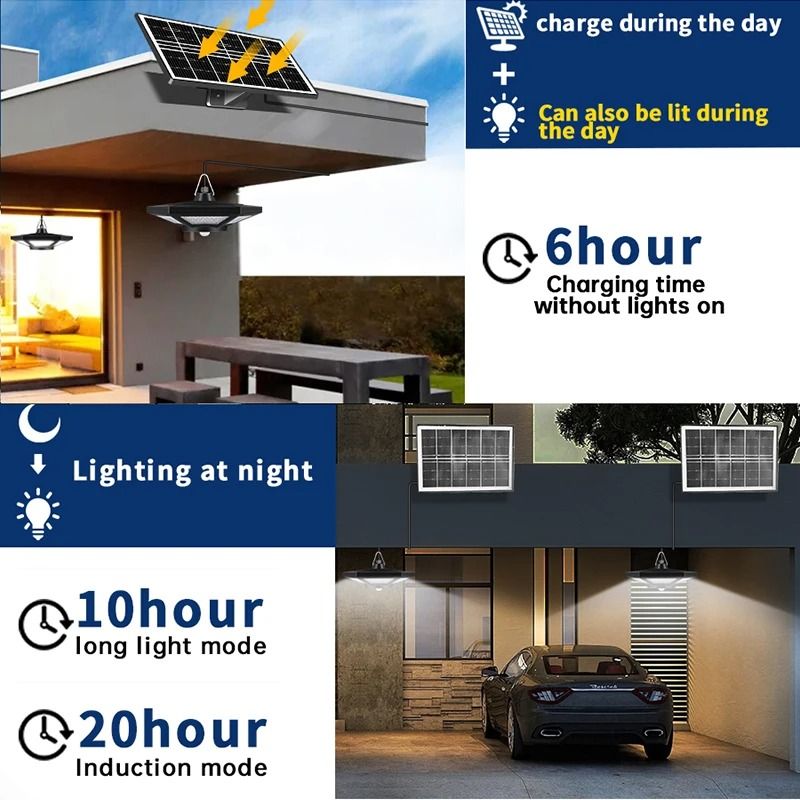 Why Choose Our Solar Powered LED Pendant Light With Remote Control And 5 Modes For Indoor And Outdo 5