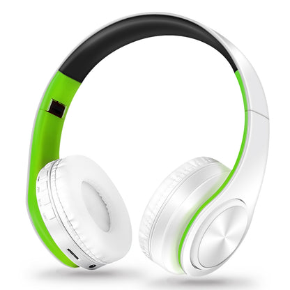 Gold Wireless Bluetooth Headphones for Men Gift, Stereo Headset with Built-in MIC & 3.5mm AUX Jack for iPhone Samsung